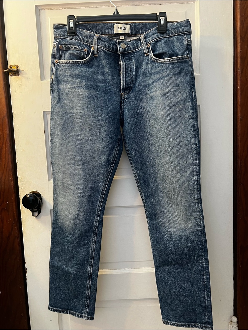 Agolde Women's Cocktail Ankle Straight Leg Jeans